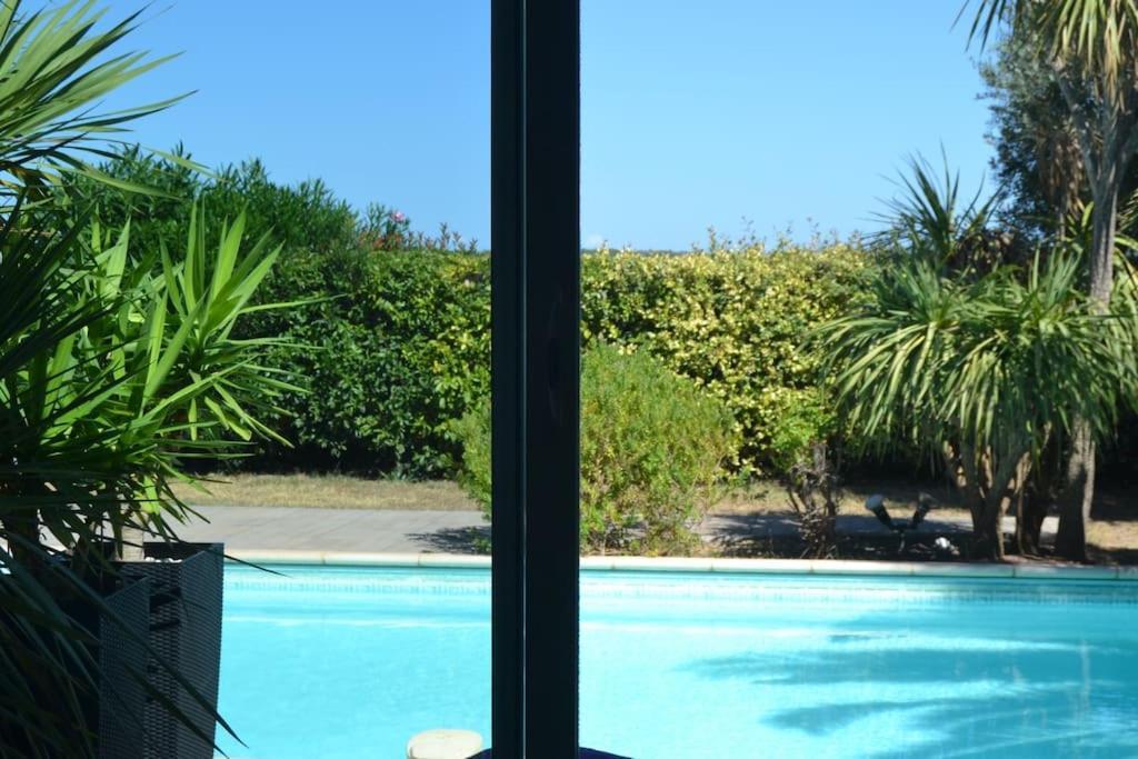 "Pour Vous" Studio Dans Villa Avec Piscine Mèze Esterno foto